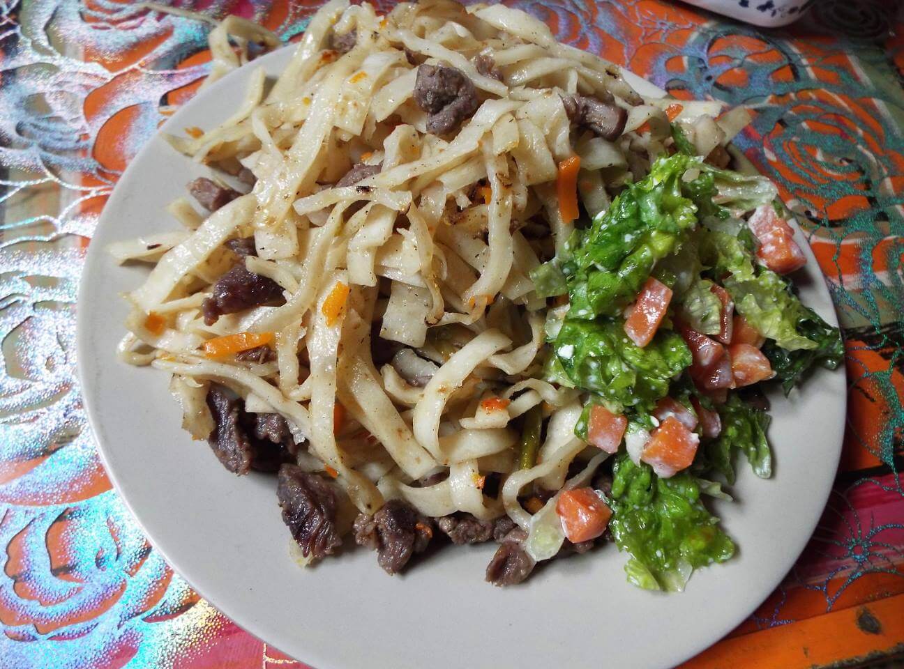 Before: original food photo